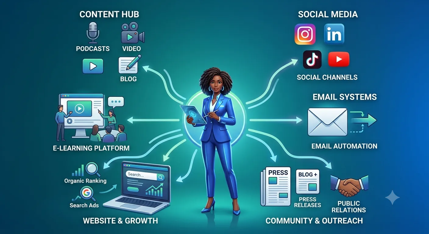 What Marketing Does a Coaching Business Actually Need? A Full Breakdown of Every Channel and Service